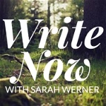 Write Now with Sarah Werner podcast cover